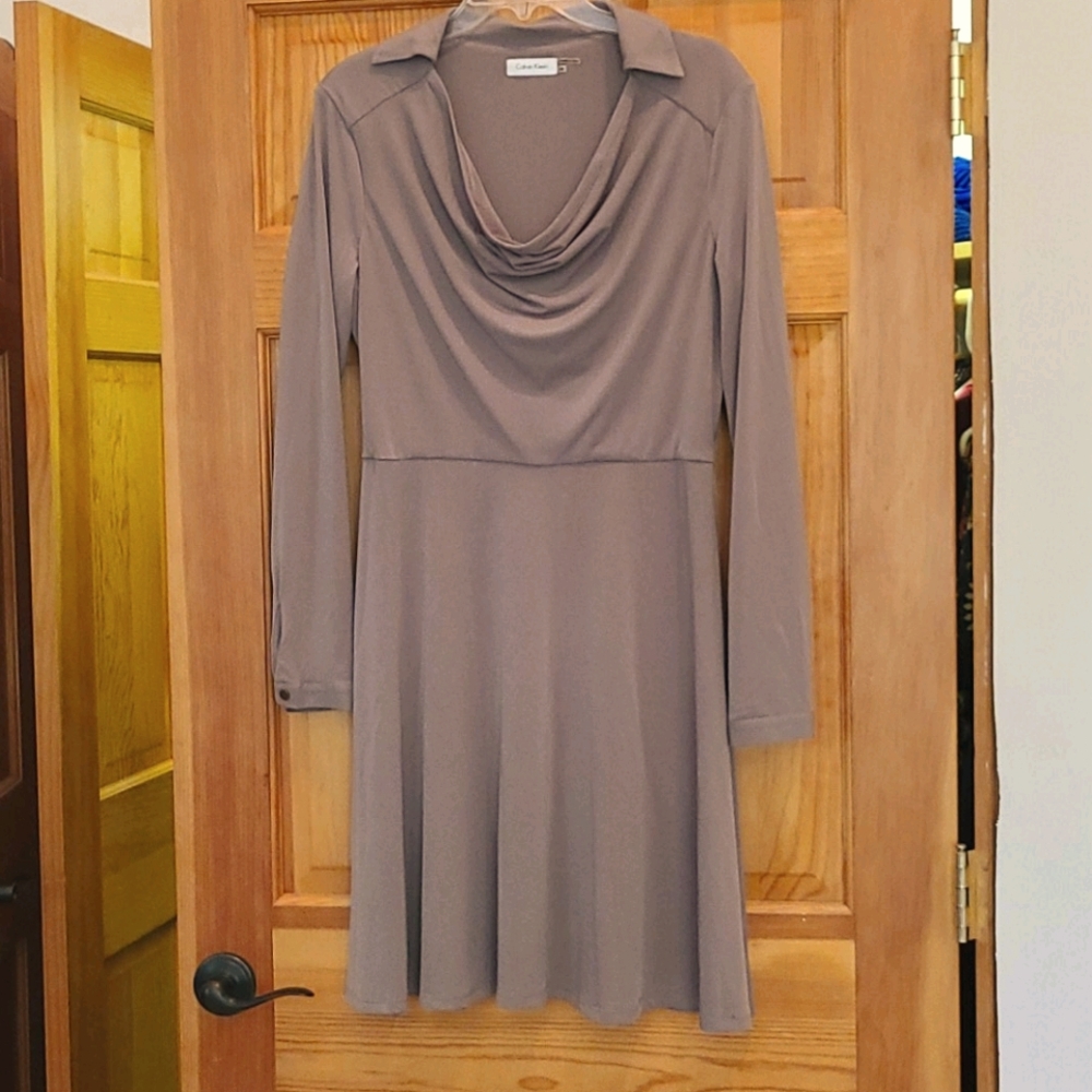 Calvin Klein knit jersey dress